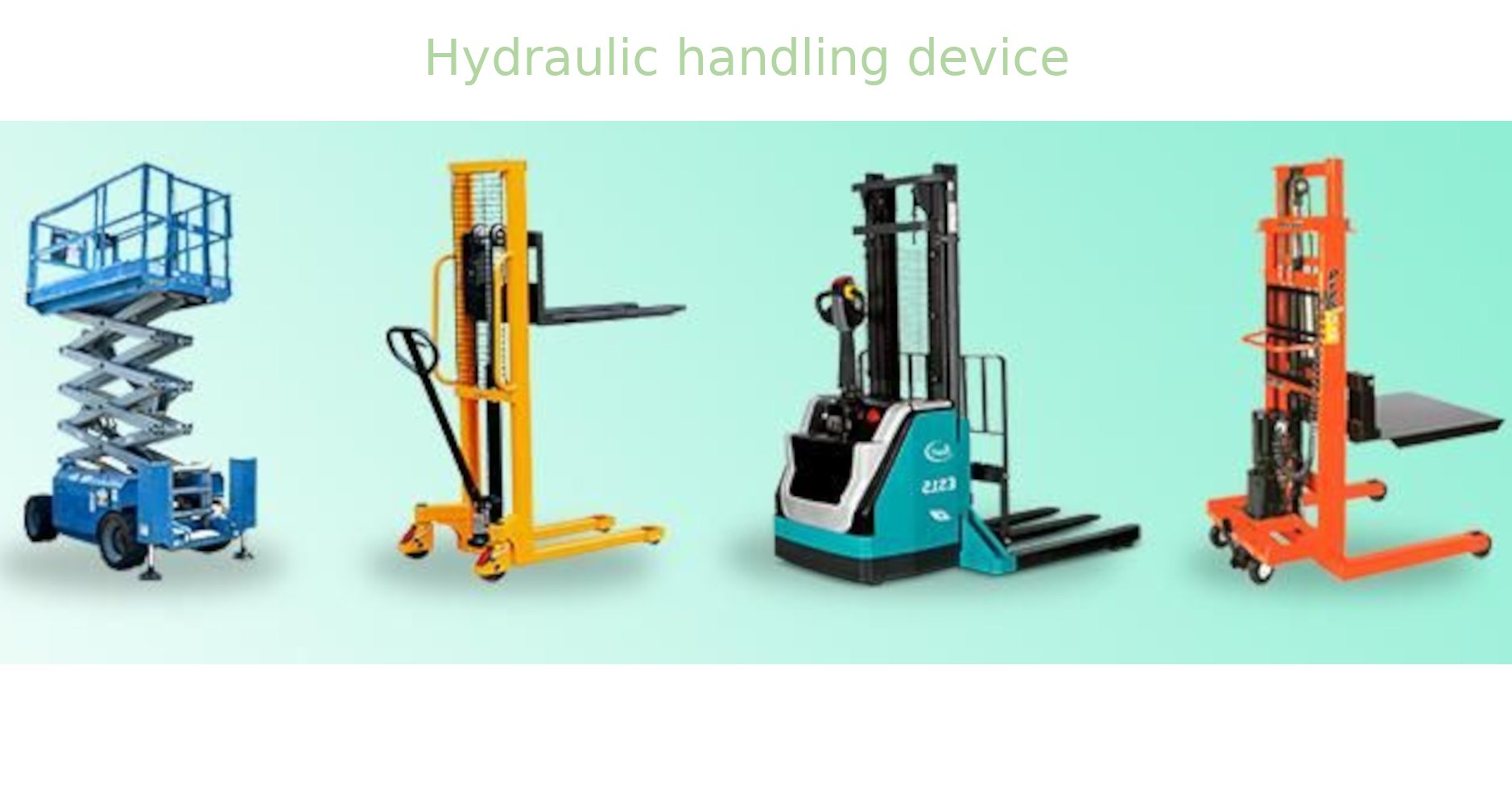 Pesawat Angkat Angkut - Hydraulic Handling Device