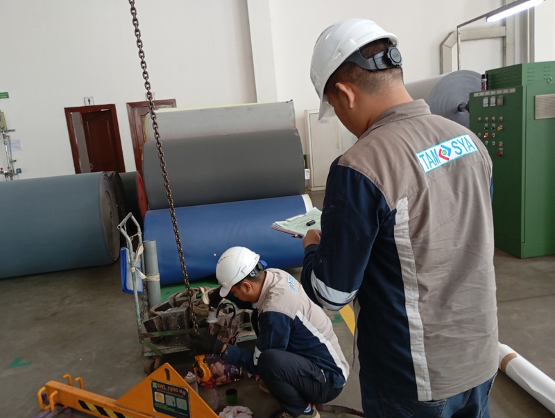 Riksa Uji K3 Electric Hoist Crane PT. Cipta Mas Jaya