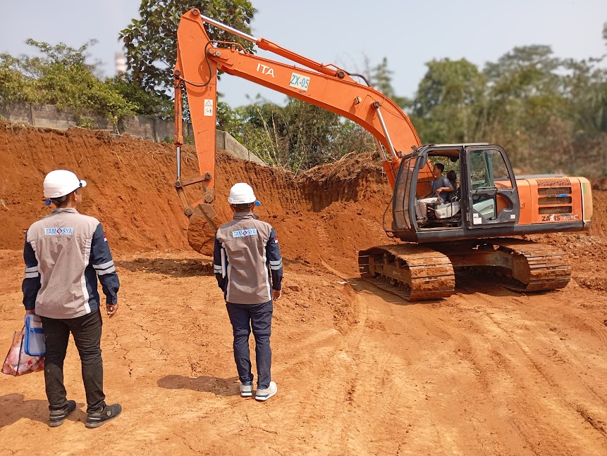 Jasa Inspeksi K3 PJK3 Riksa Uji PT. Cipta Mas Jaya Pesawat Angkat Angkut  Excavator